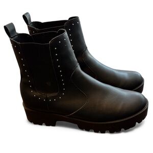 Madden Girl Studded Black Booties
